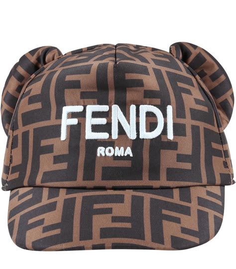 cappellino neonato fendi